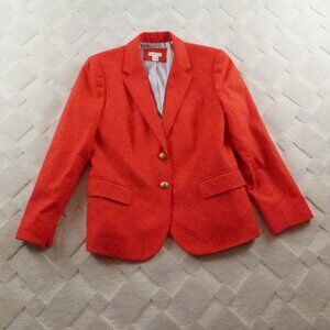 J. Crew Red Blazer